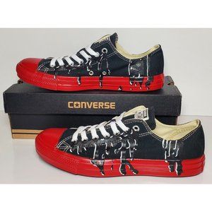 Converse Custom Chuck Taylor "Dripping Design" Men's Size 9.5 Women's 11.5 New